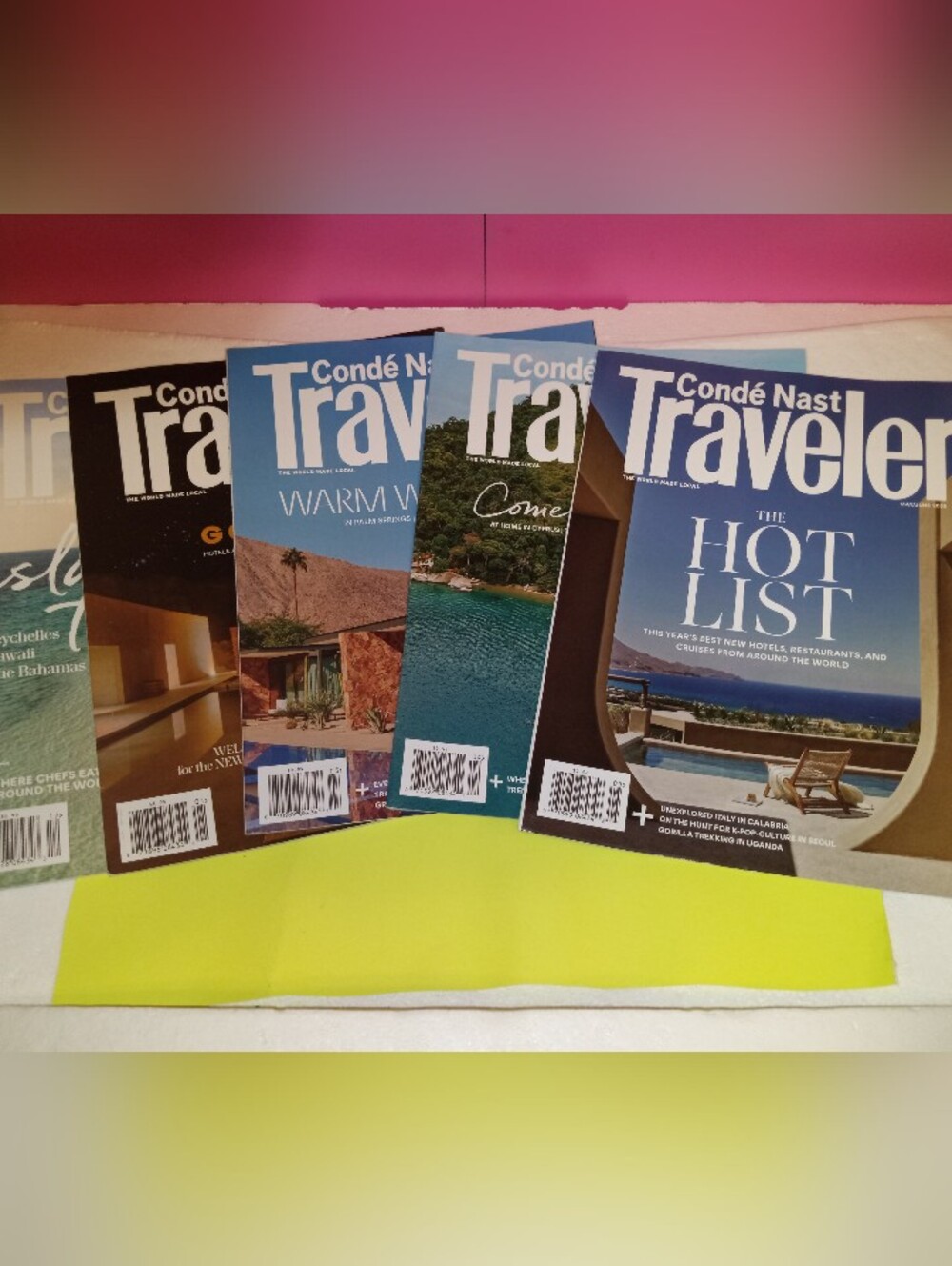 Conde Nast Traveler New Magazine bundle